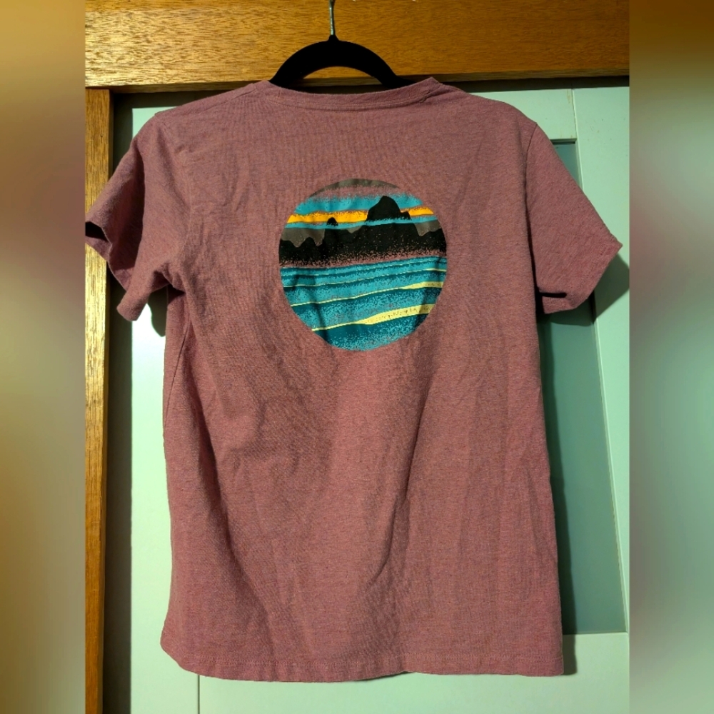 Patagonia T-shirt with Mountain Design